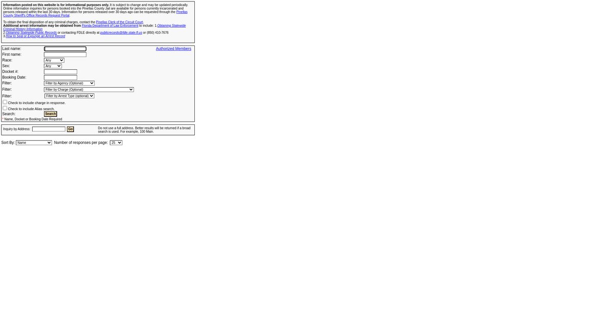 Preview of pinellassheriff.gov