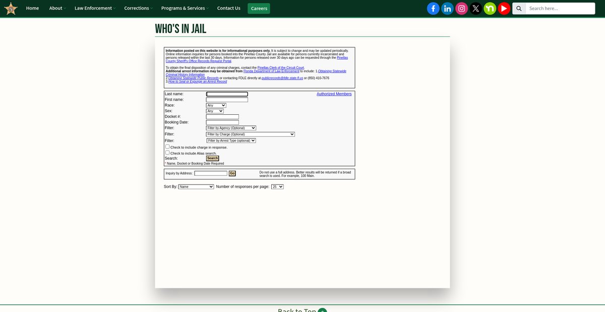 Preview of pinellassheriff.gov