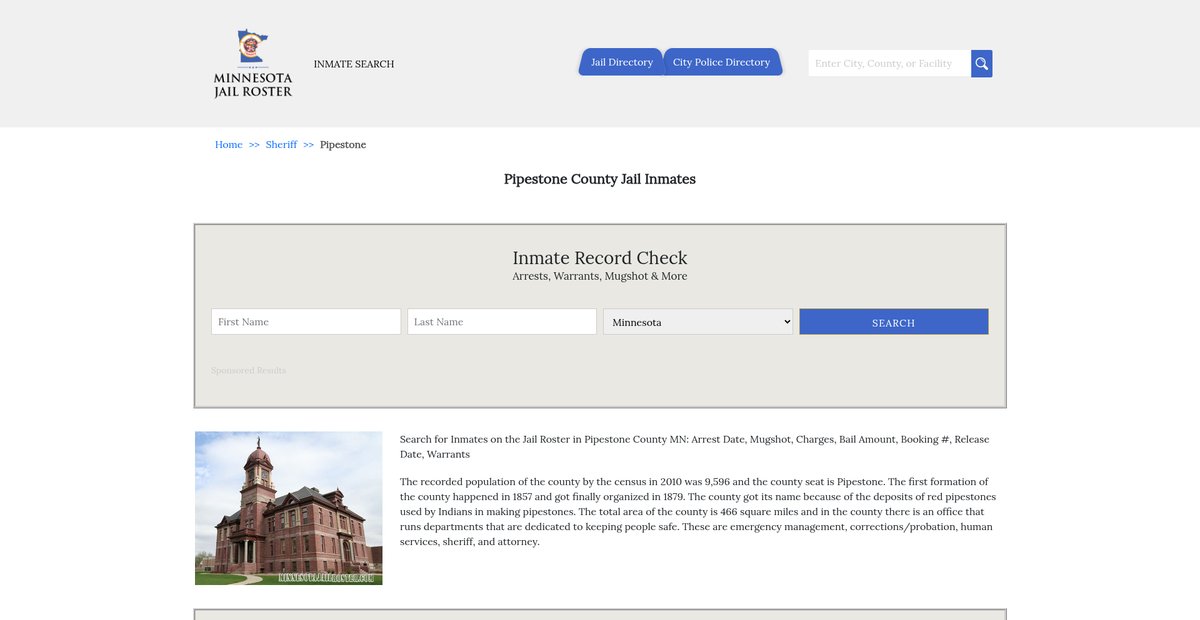 Preview of minnesotajailroster.com