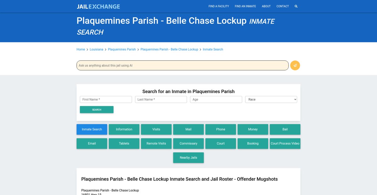 Preview of jailexchange.com