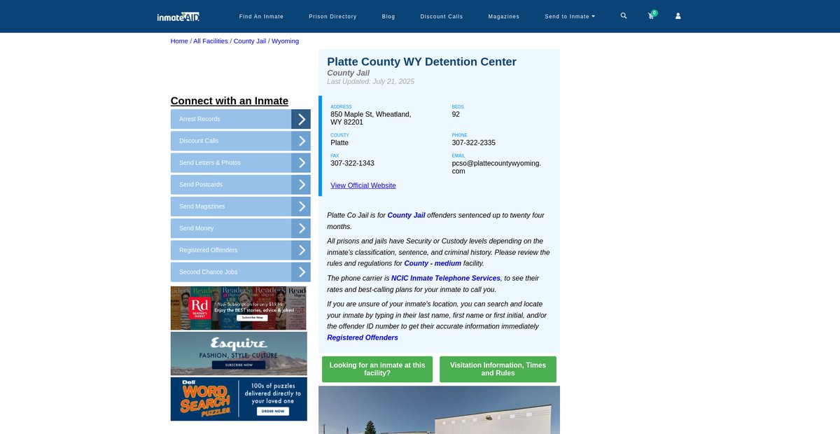 Preview of inmateaid.com