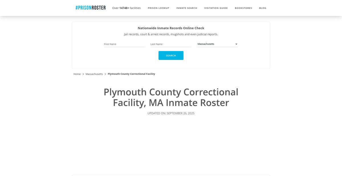 Preview of prisonroster.com