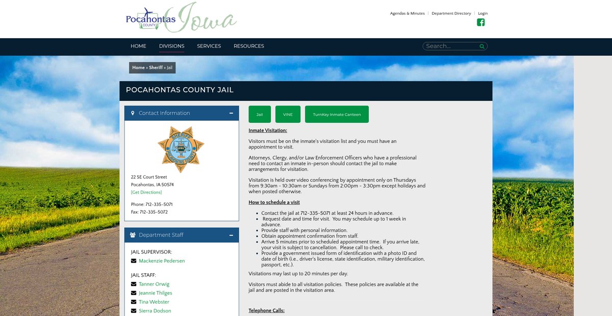 Preview of pocahontascounty.iowa.gov