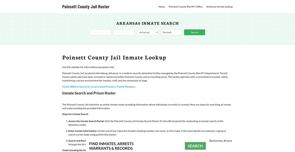 Preview of poinsettcountyjail.org