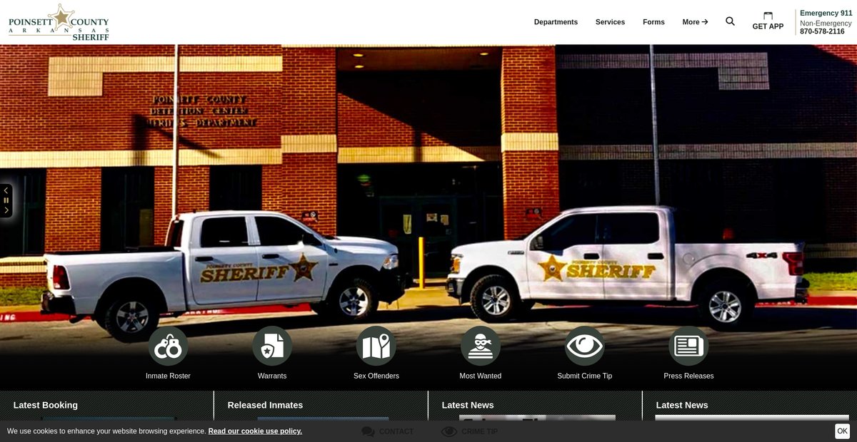 Preview of poinsettsheriffar.gov