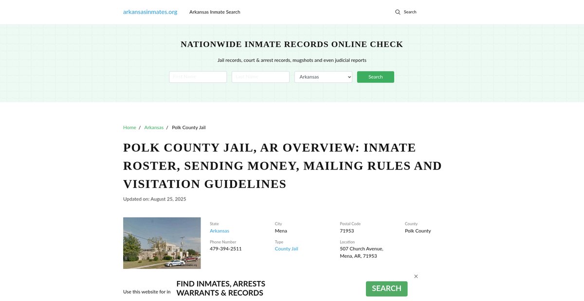 Preview of arkansasinmates.org