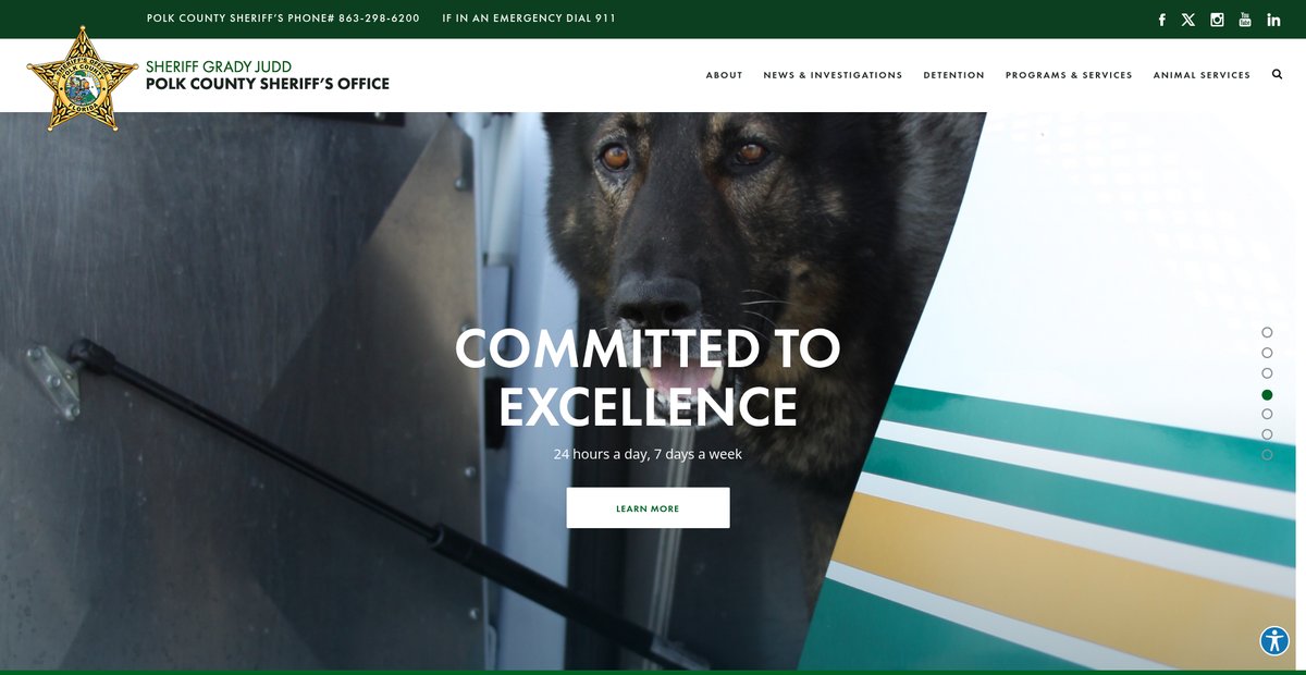 Preview of mugshots.polksheriff.org