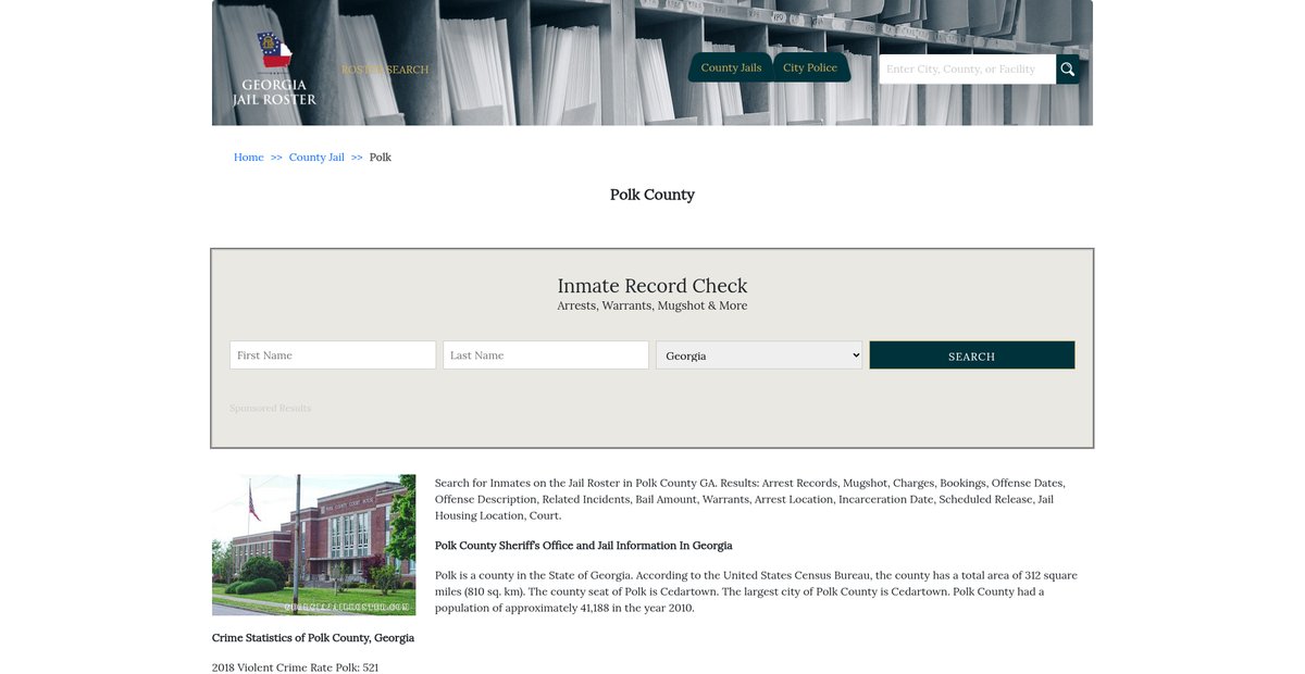 Preview of georgiajailroster.com