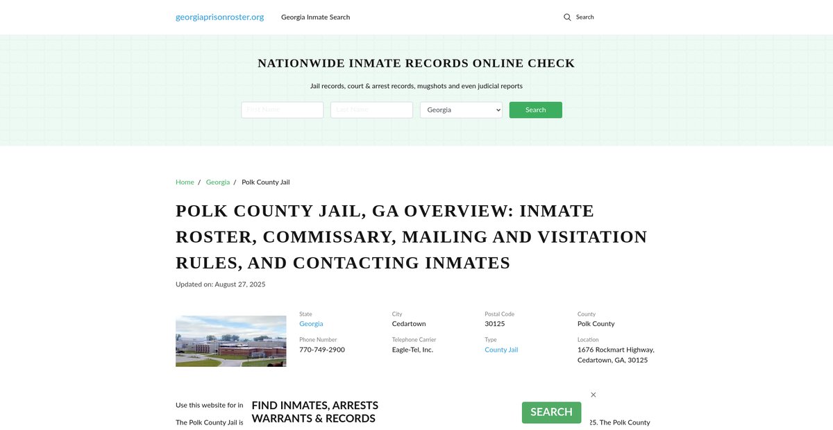 Preview of georgiaprisonroster.org