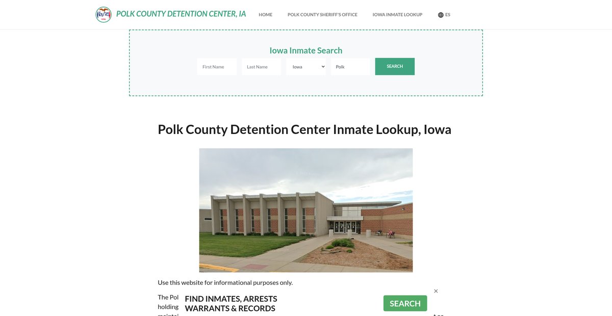 Preview of polkcountydetentionia.org