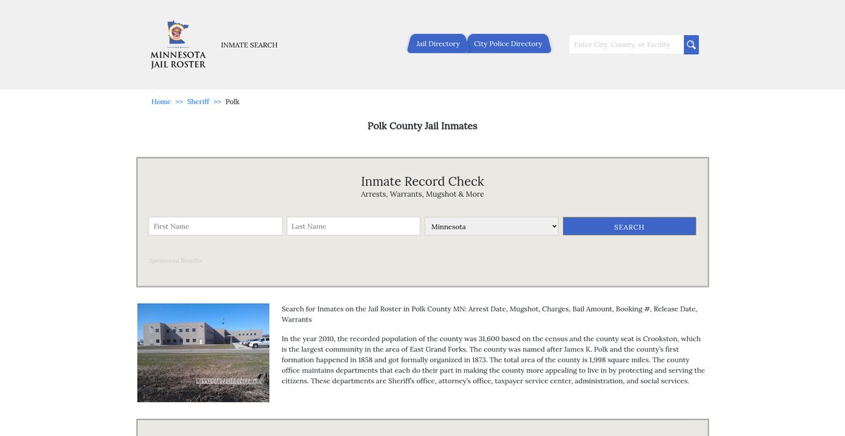 Preview of minnesotajailroster.com