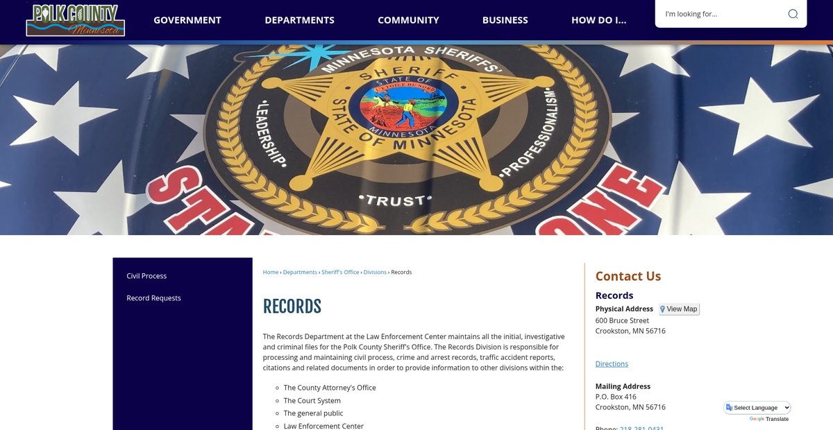 Preview of polkcountymn.gov