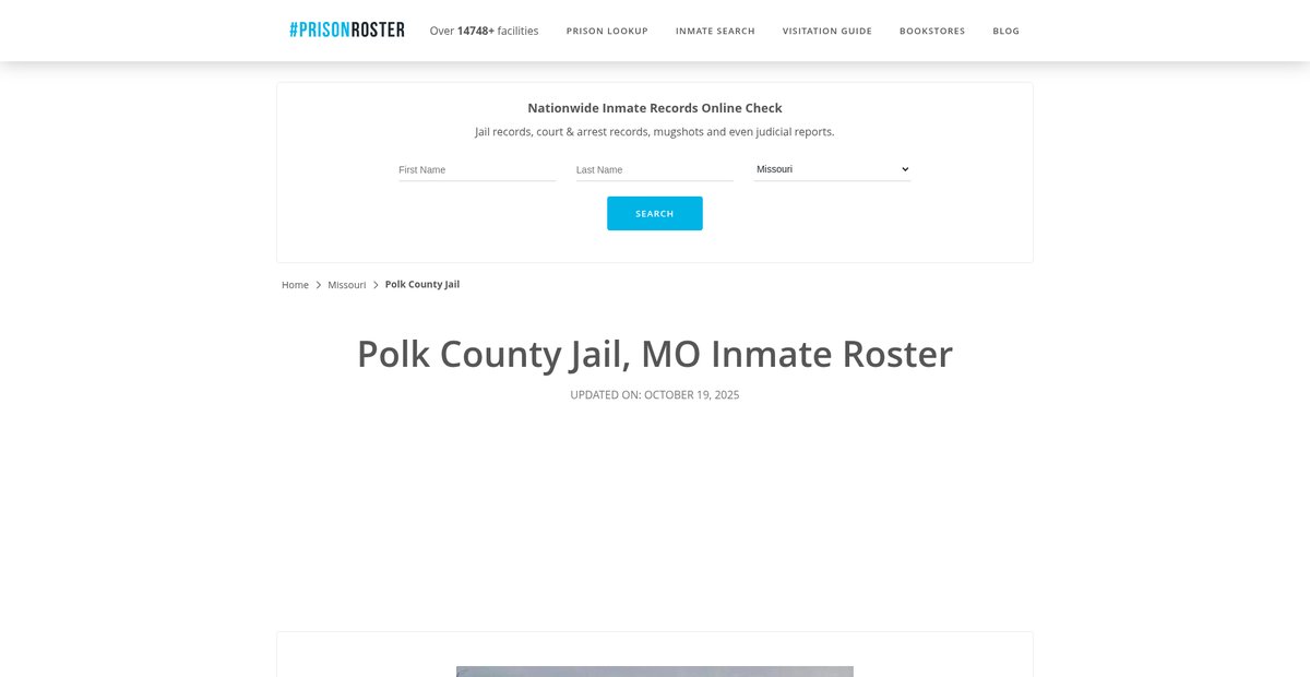 Preview of prisonroster.com