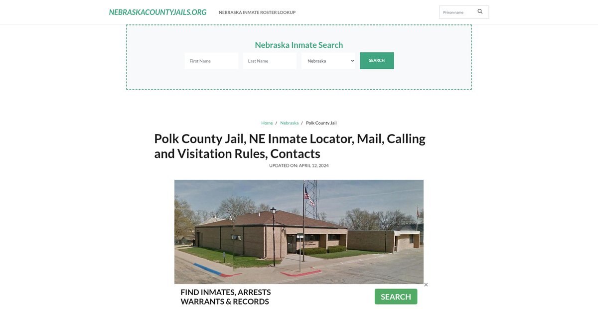 Preview of nebraskacountyjails.org