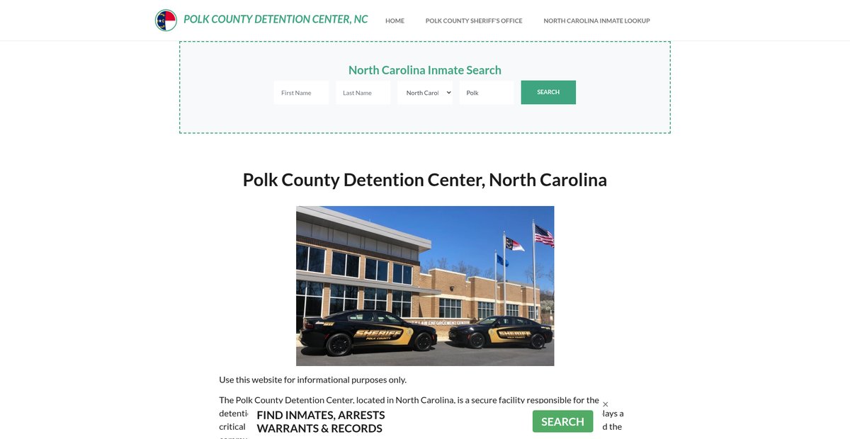 Preview of polkcountydetentionnc.org