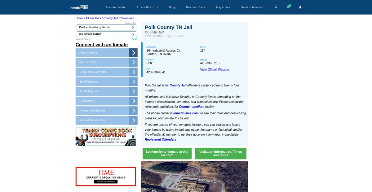 Preview of inmateaid.com