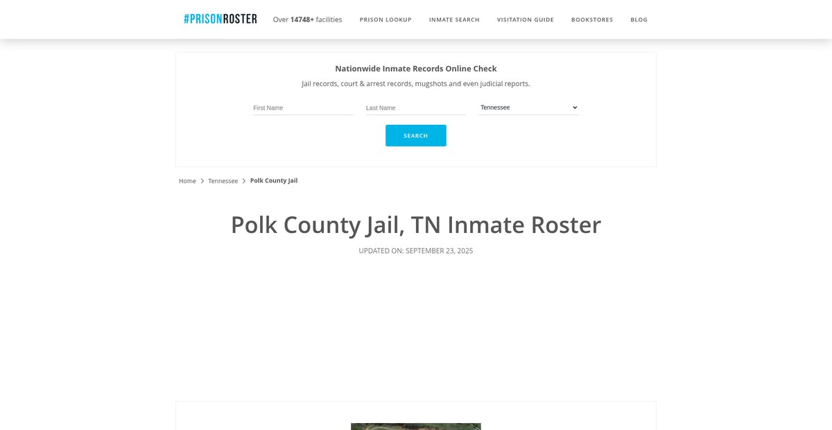 Preview of prisonroster.com