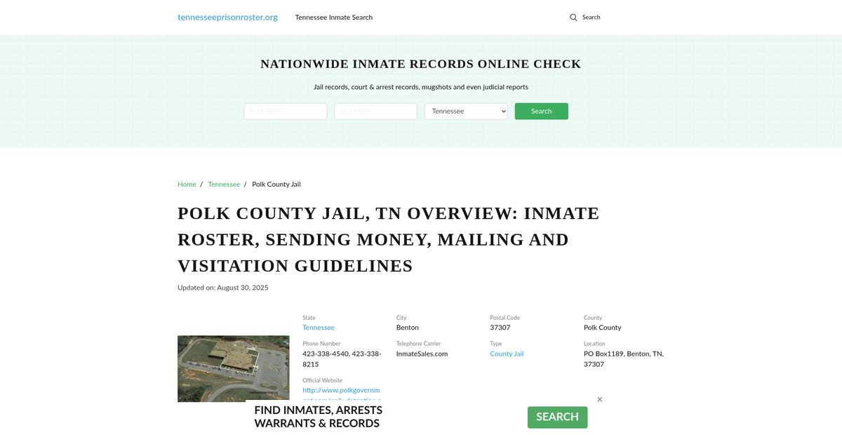 Preview of tennesseeprisonroster.org