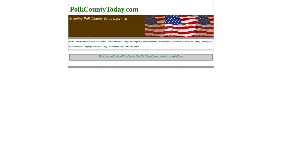Preview of polkcountytoday.com