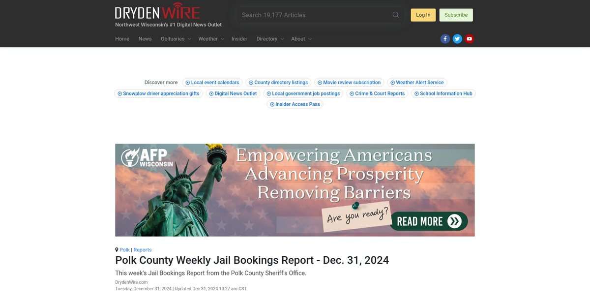 Preview of drydenwire.com