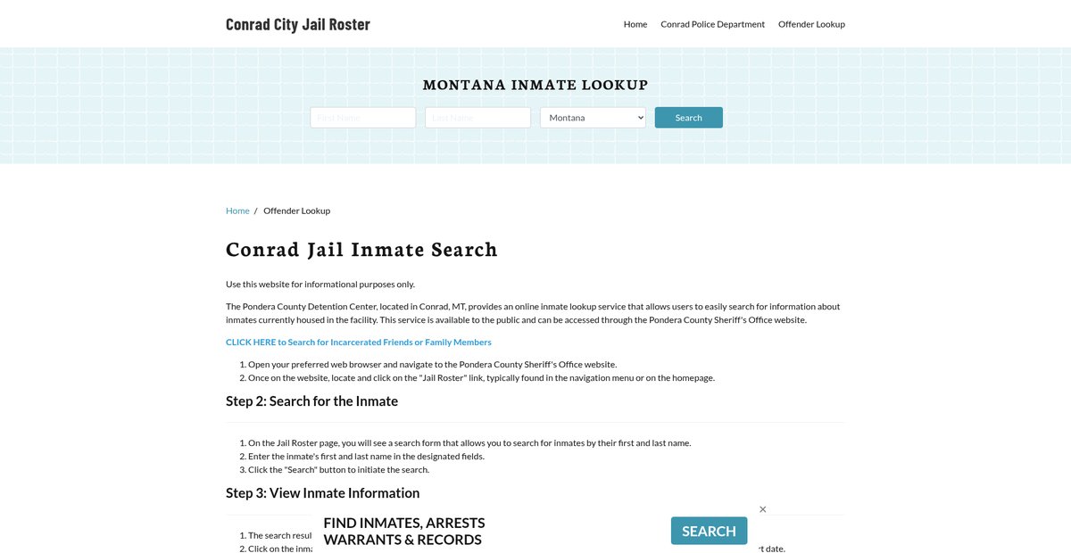 Preview of conradcityjail.org