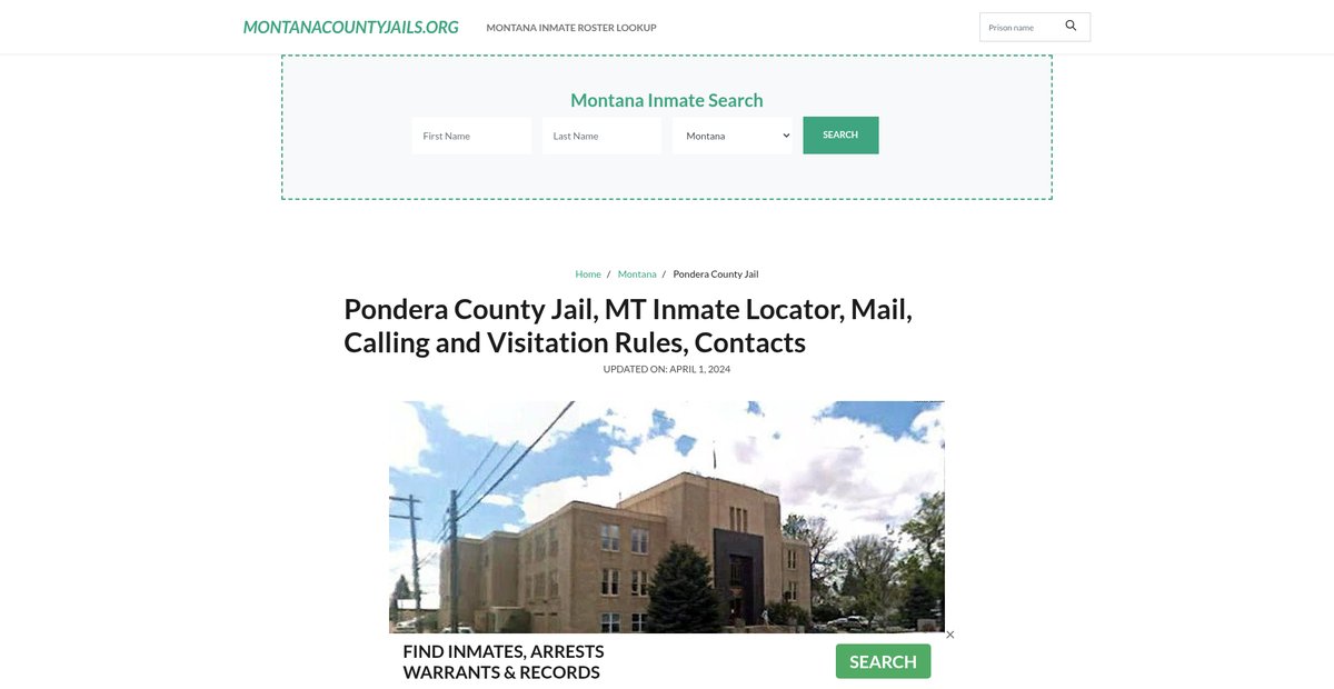 Preview of montanacountyjails.org