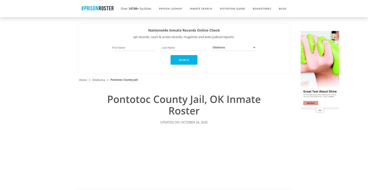 Preview of prisonroster.com