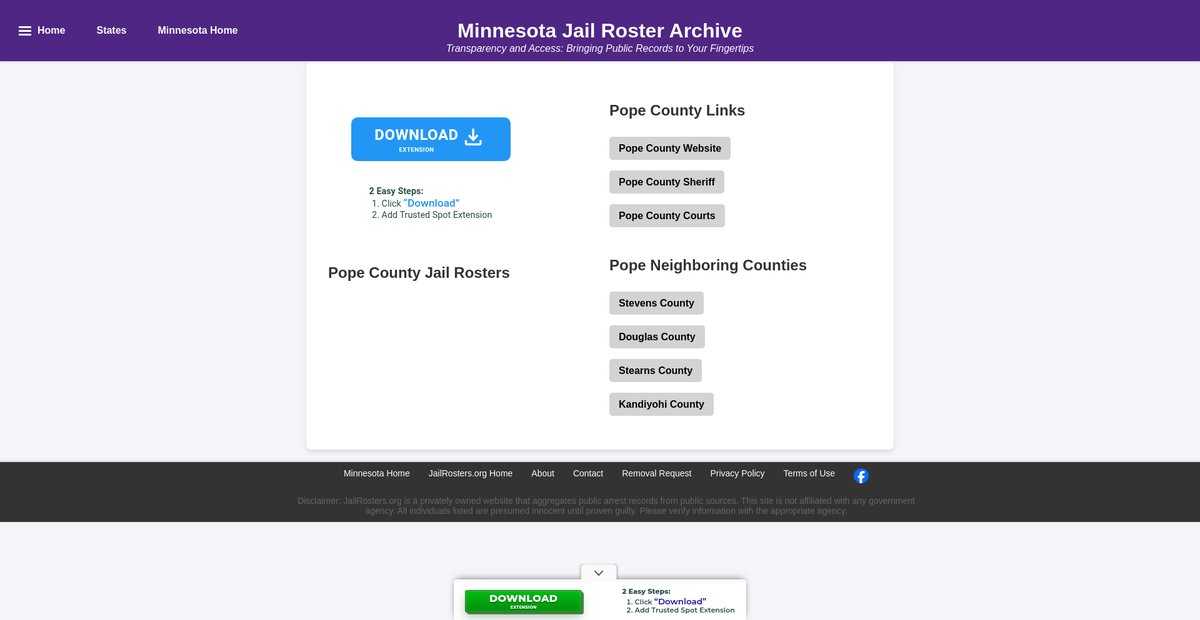 Preview of jailrosters.org