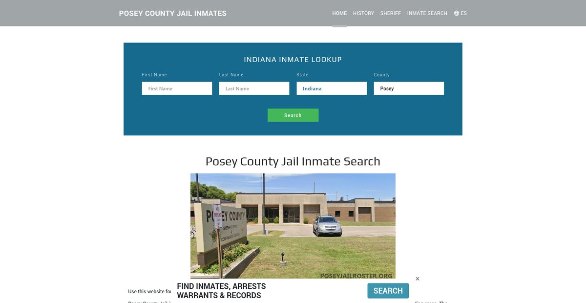 Preview of poseyjailroster.org