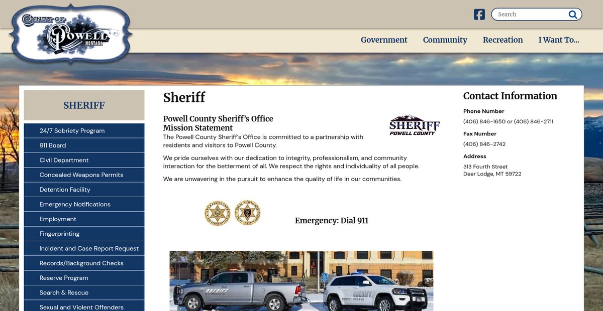 Preview of powellcountymt.gov