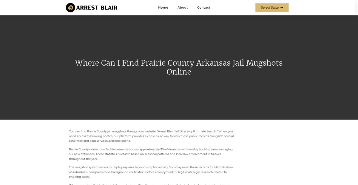 Preview of arrestblair.org
