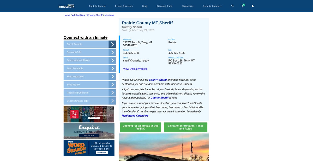 Preview of inmateaid.com