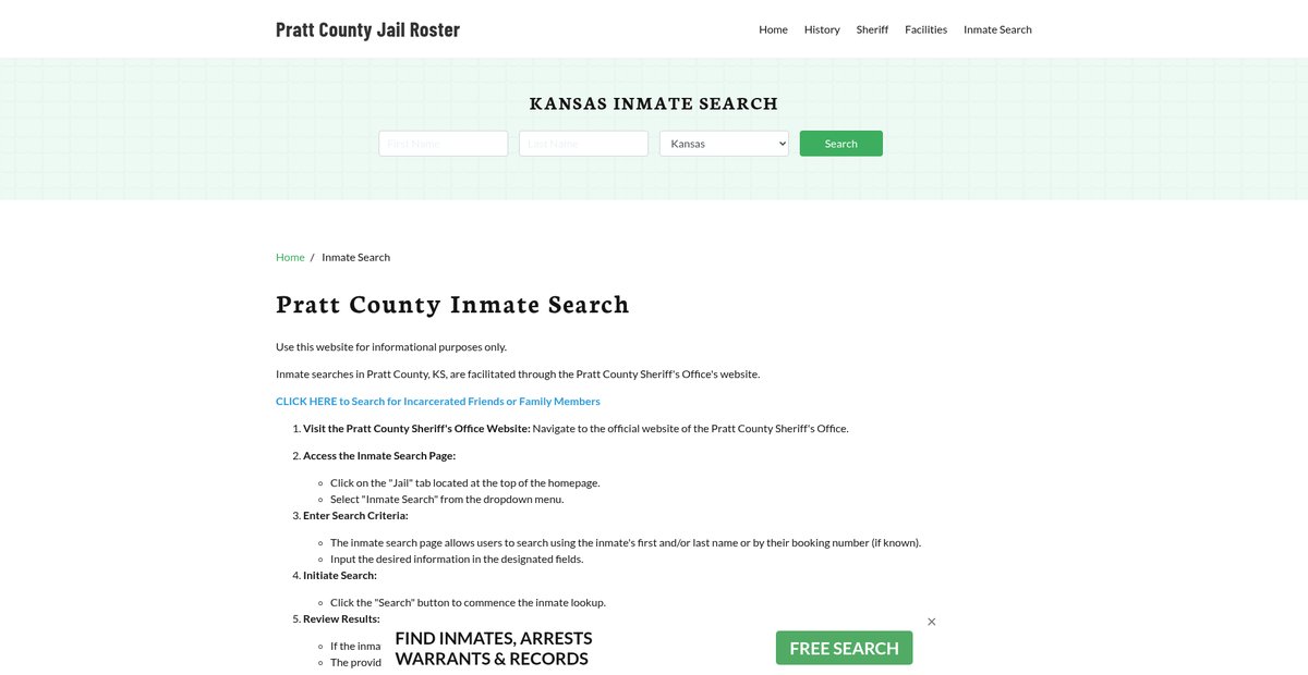 Preview of prattcountysheriff.com