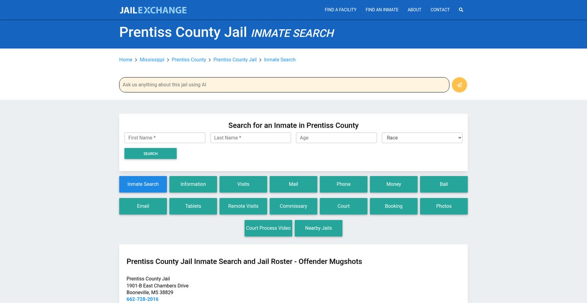 Preview of jailexchange.com
