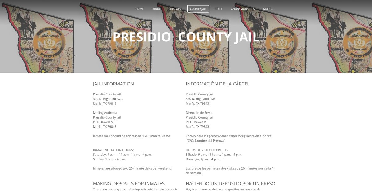 Preview of presidiocountysheriff.com