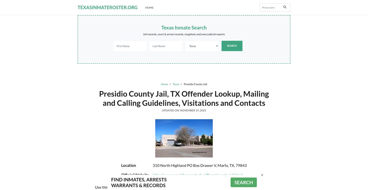 Preview of texasinmateroster.org