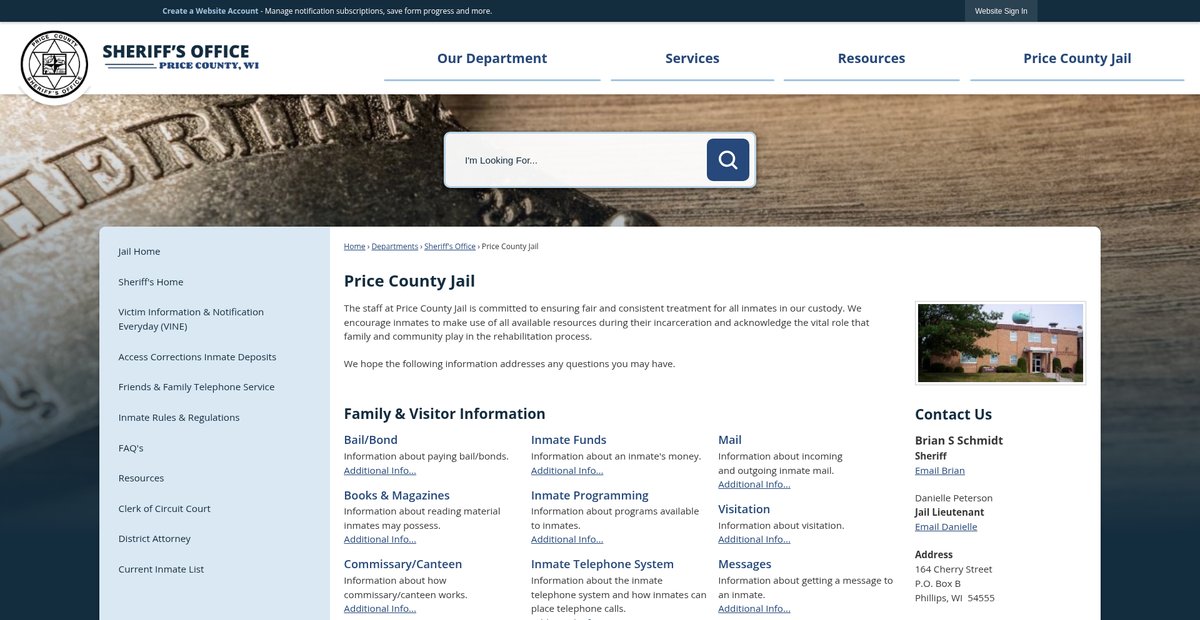 Preview of co.price.wi.us