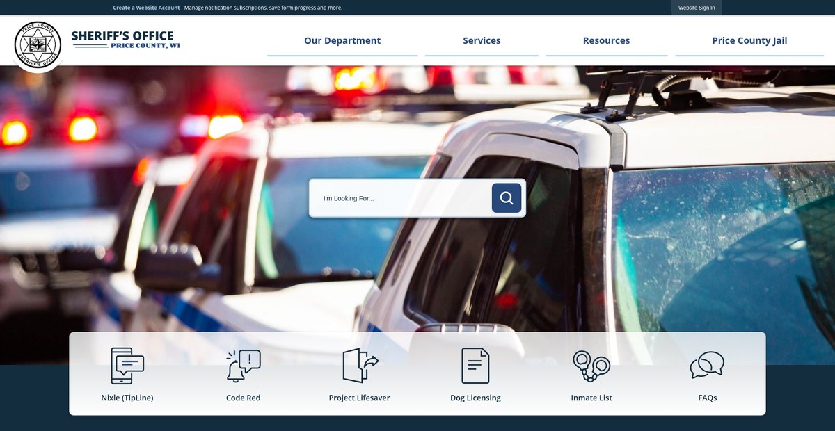 Preview of co.price.wi.us
