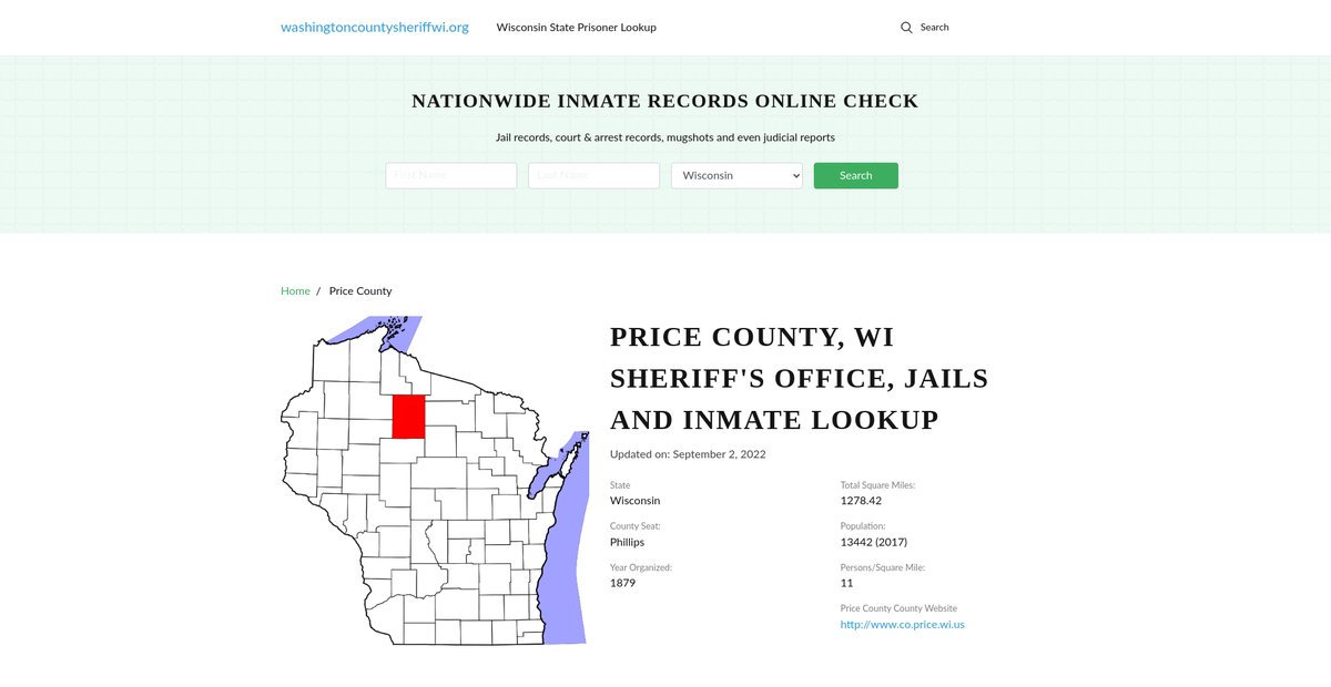 Preview of washingtoncountysheriffwi.org