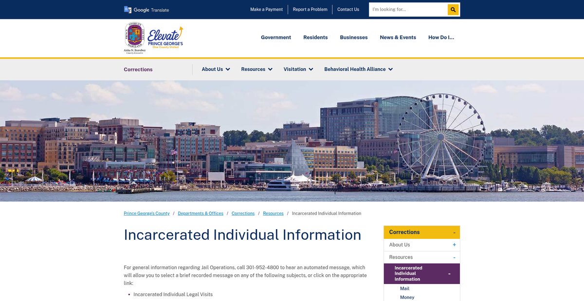 Preview of princegeorgescountymd.gov