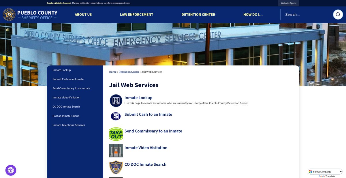 Preview of pueblosheriff.com