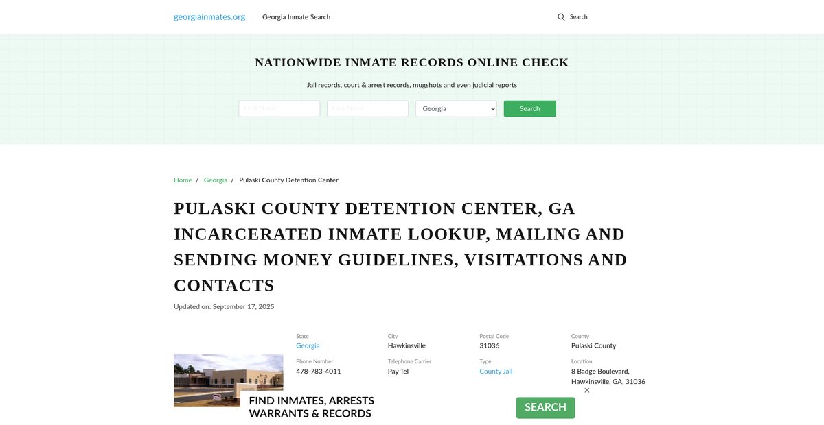 Preview of georgiainmates.org