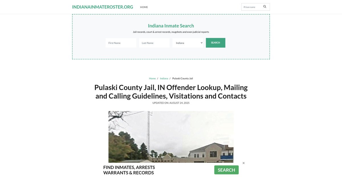 Preview of indianainmateroster.org