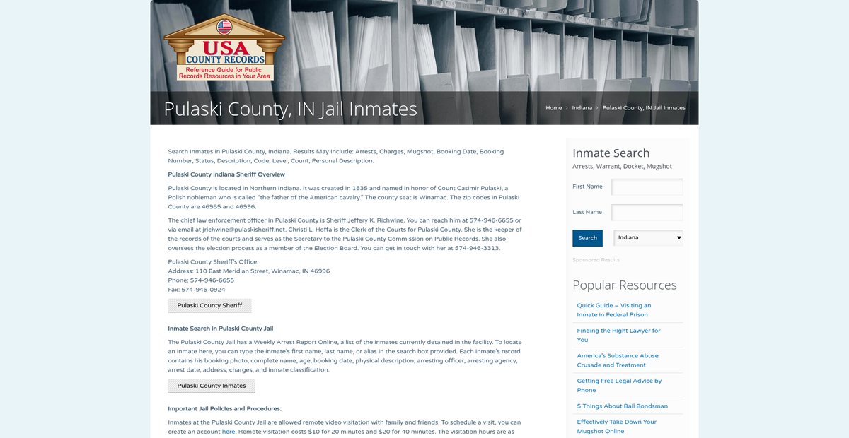 Preview of usacountyrecords.com