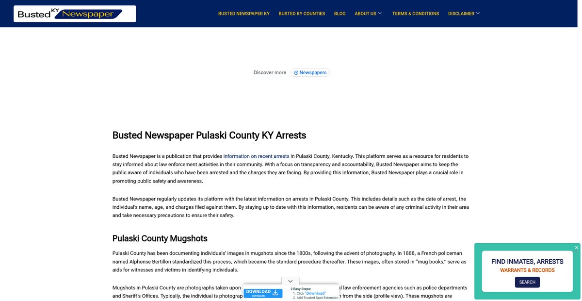 Preview of bustednewspaper-ky.com