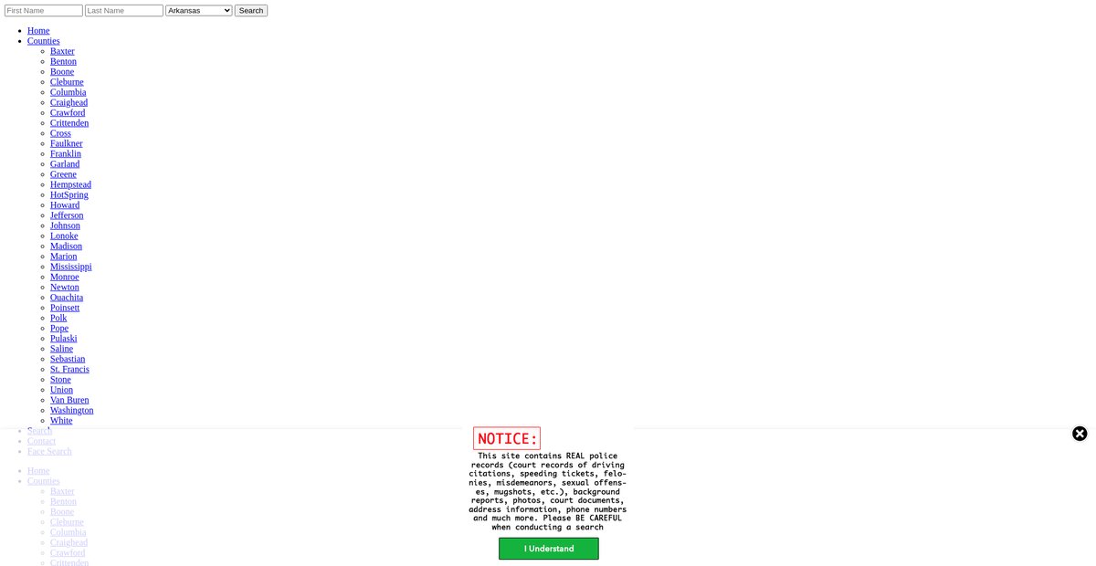 Preview of arkansas.arrests.org