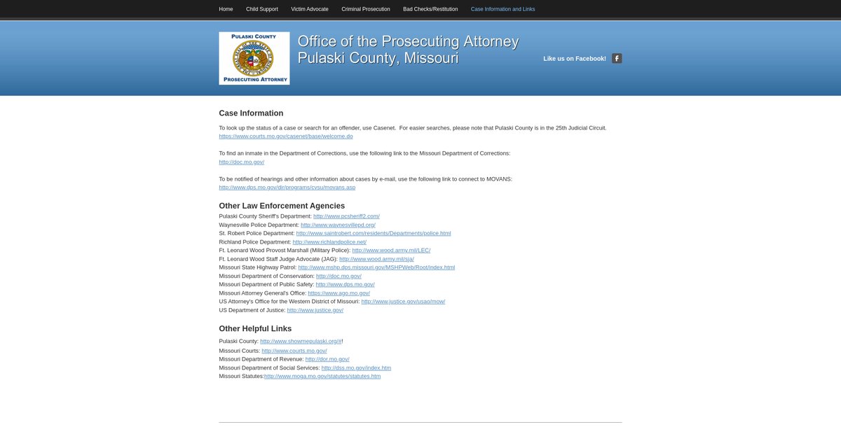 Preview of pulaskicountymopa.com