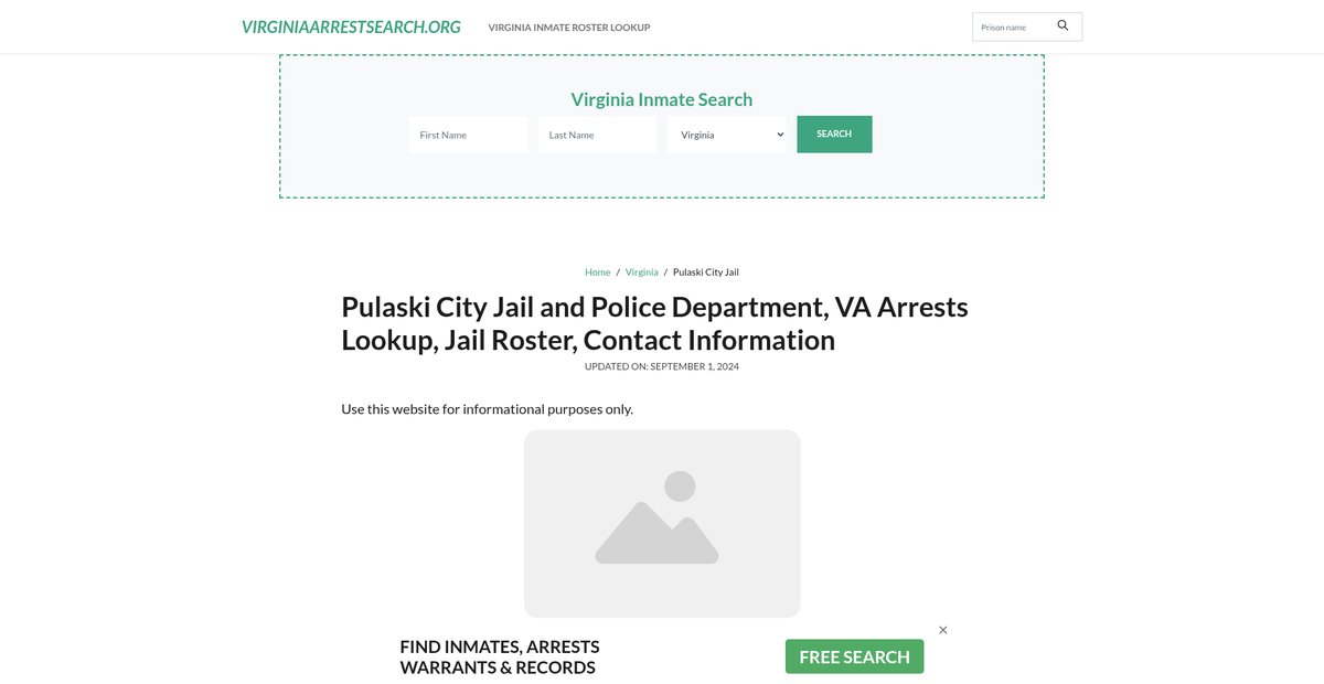 Preview of virginiaarrestsearch.org