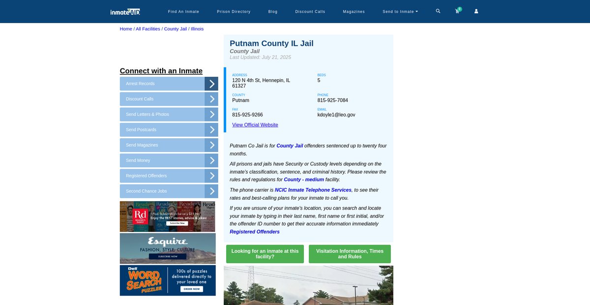 Preview of inmateaid.com