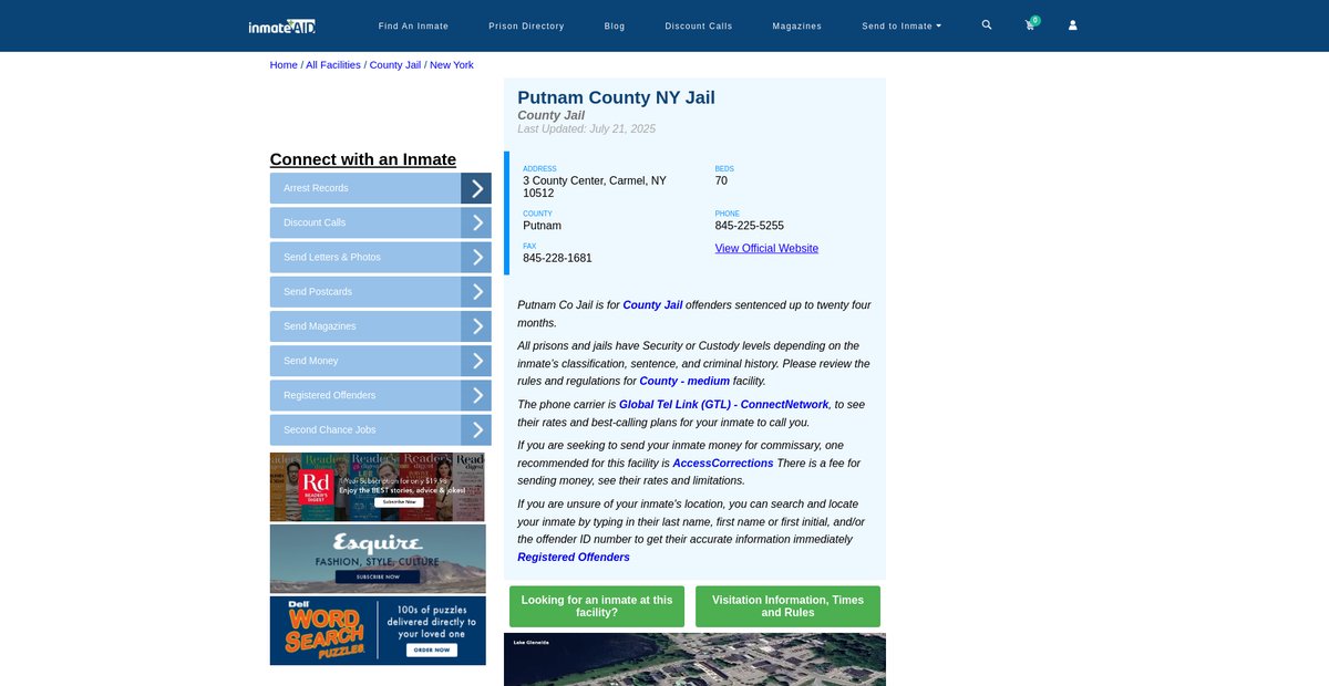 Preview of inmateaid.com